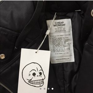 Cheap Monday long bomber jacket